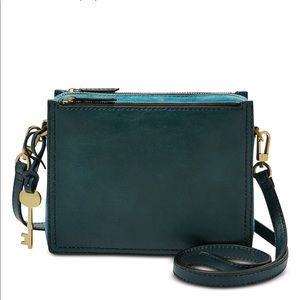 Fossil Campbell Mini Leather Crossbody Bag